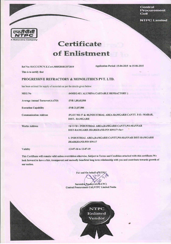 certification